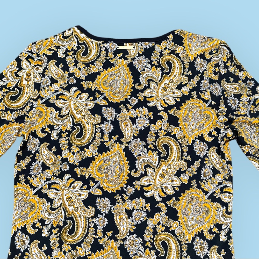 Michael Kors Paisley Bell Sleeve Dress - Picture 7 of 13